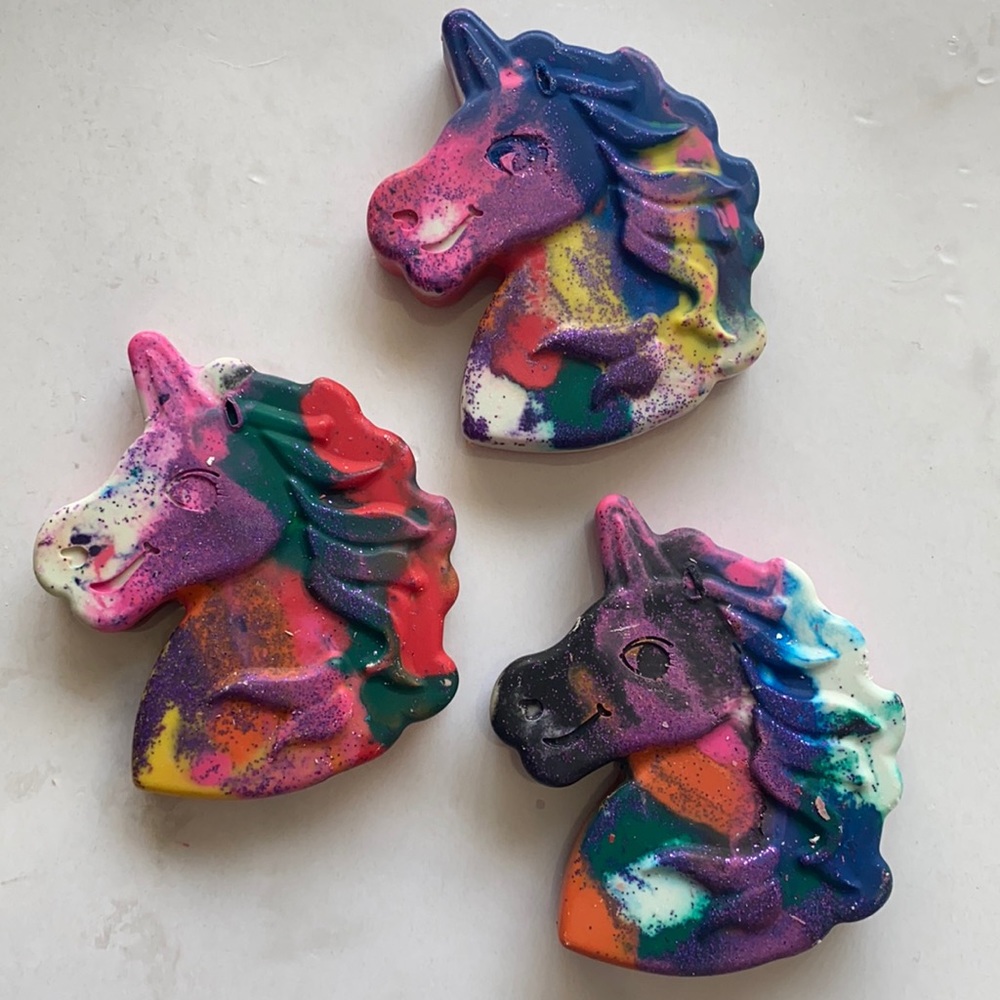 Custom Unicorn crayons